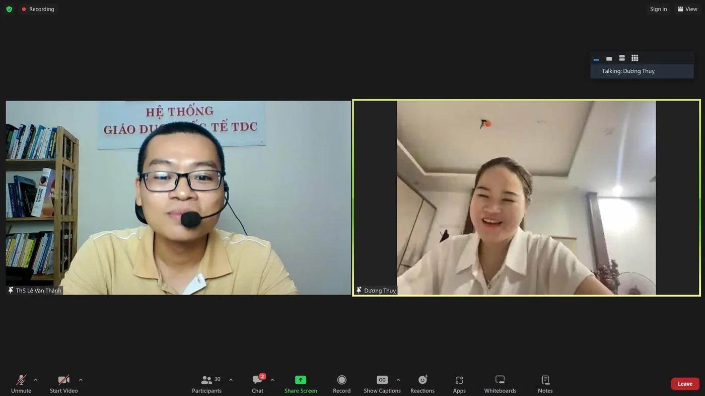Một buổi coaching 1–1